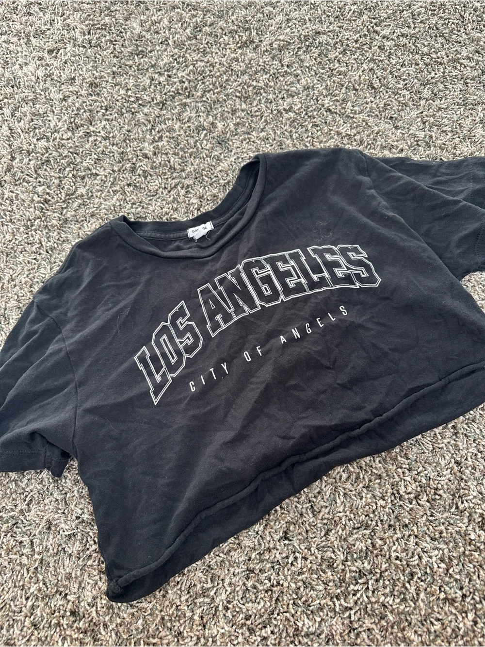 Black 'Los Angeles' Kids Graphic Tee